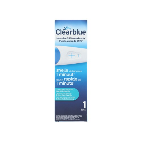 Clearblue zwangerschapstest x1 snelle detectie