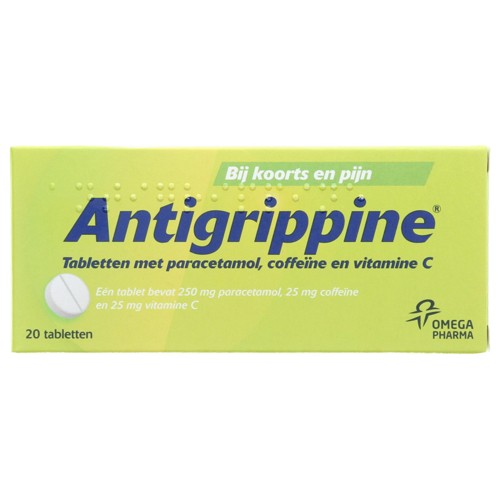 Antigrippine tabletten 20 stuks