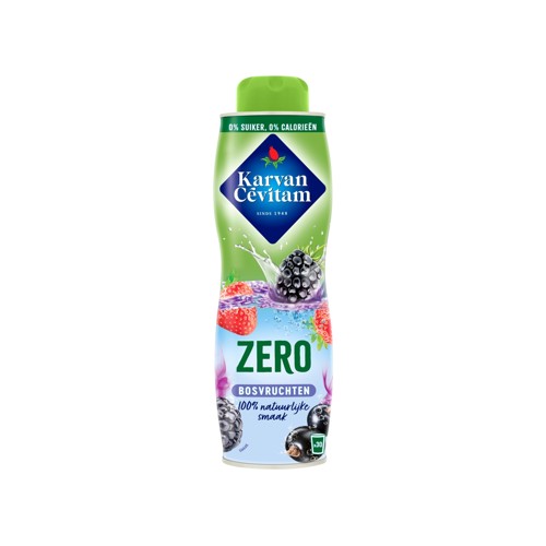 Karvan Cévitam Zero Bosvruchten Siroop 600 ml