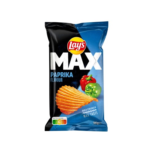 Lay's Max Ribbel Chips Paprika 185 gr