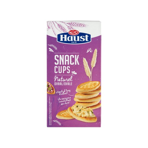Haust Snack Cups Naturel Ovaal 130 g