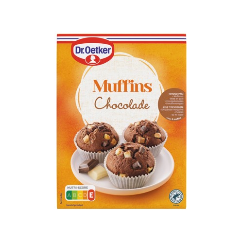 Dr. Oetker Muffins Chocolade Bakmix 345 g