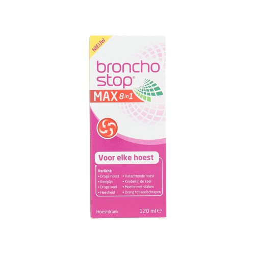 Bronchostop max 8 in 1 alle hoest 120ml