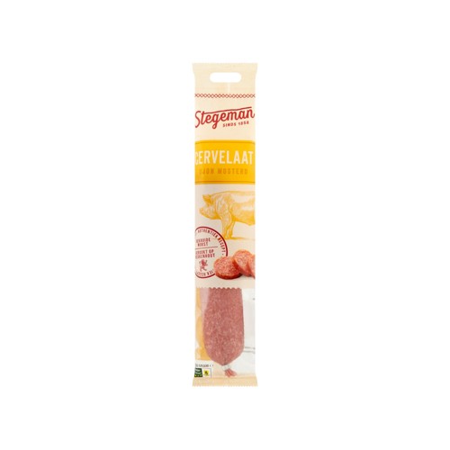 Stegeman Cervelaat Dijon Mosterd 200 g