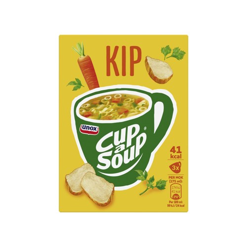 Unox Cup-a-Soup Kip 3 x 175 ml