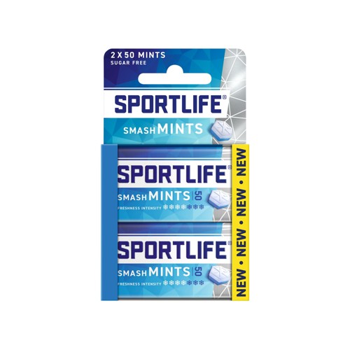 Sportlife Smashmints Suikervrij 2 x 35 g