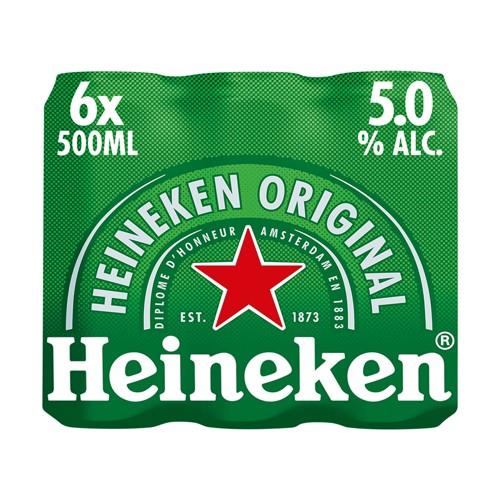 Heineken Premium Pilsener Bier 6x500ml