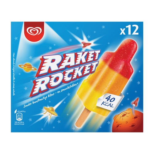 Ola IJs Raket 12 stuks 12 x 55ml