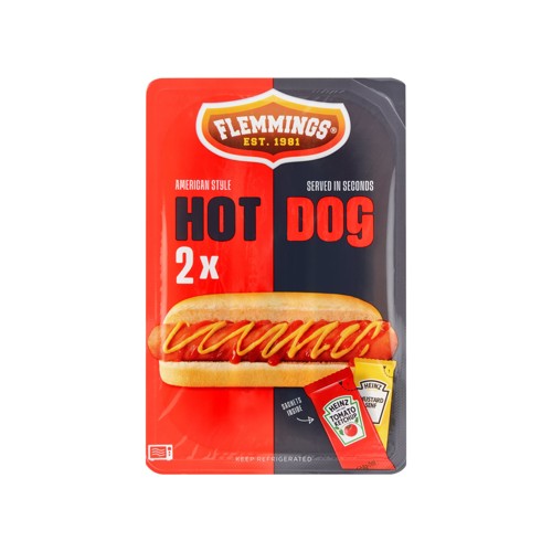 Flemmings® Hotdog American Style 2 Stuks 218,5 g