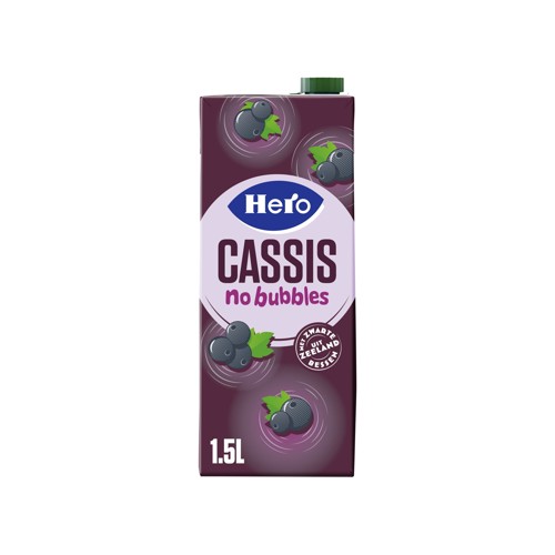 Hero Cassis No Bubbles 1,5 L