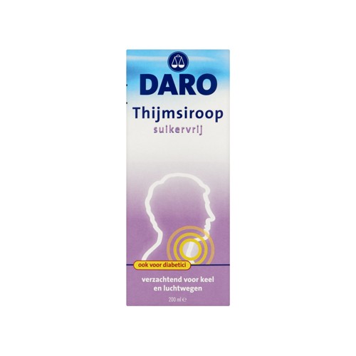 Daro thijmsiroop suikervrij 200ml