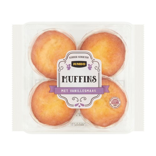 Jumbo Muffins met Vanillesmaak 300 g