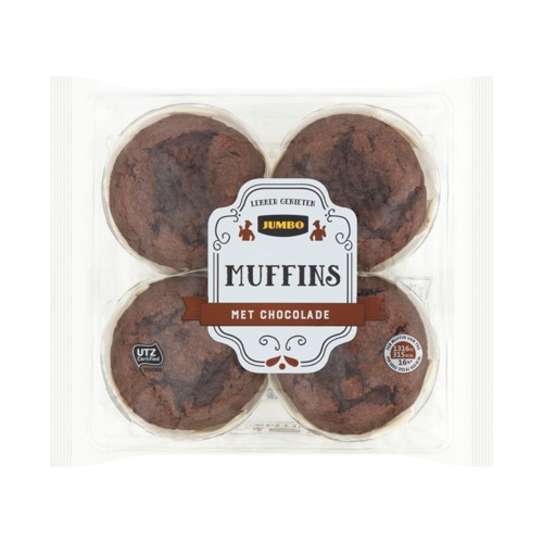 Jumbo Muffins met Chocolade 300 g