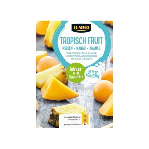 Jumbo Tropisch Fruit Meloen - Mango - Ananas 250 g