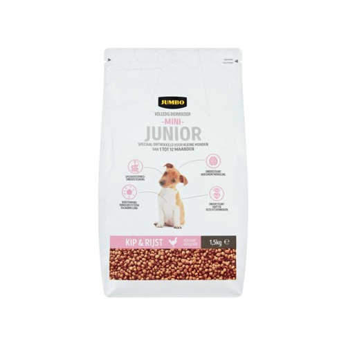 Jumbo Hondenbrokken Junior Kip & Rijst 1,5 kg