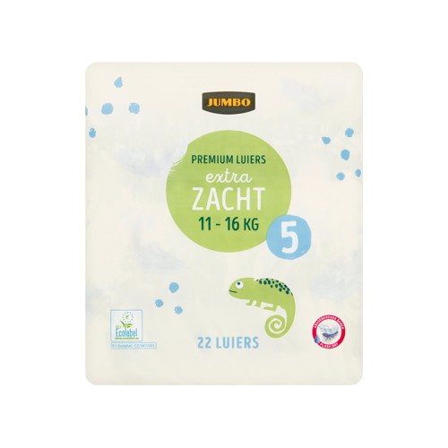 Jumbo Premium Luiers Maat 5 11-16 kg 22 Stuks