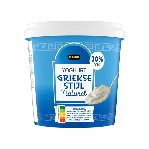 Jumbo Yoghurt Griekse Stijl  Naturel 10% Vet 1 kg