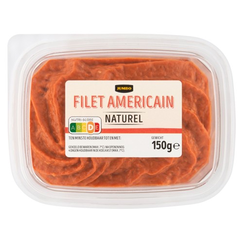 Jumbo Filet Americain Naturel 150g