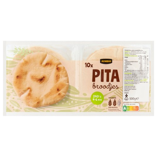 Jumbo - Pita Broodjes - 10 Stuks