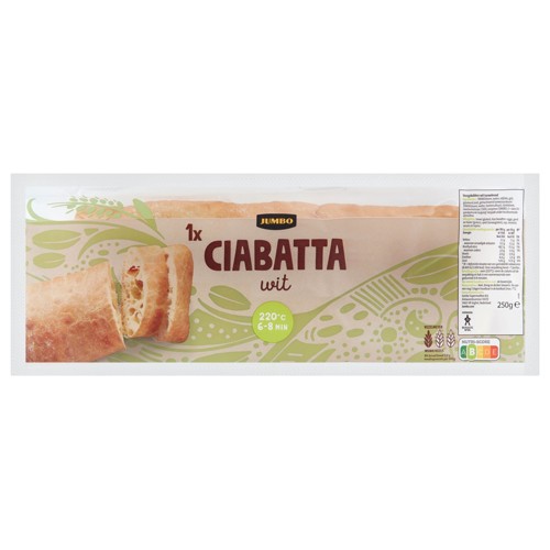 Jumbo - Ciabatta Wit - 250 g