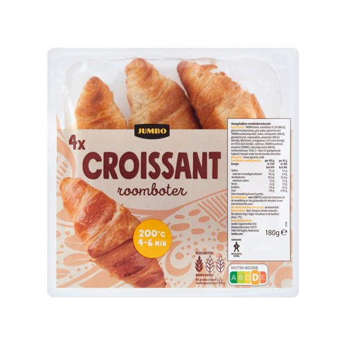 Jumbo - Roomboter Croissants - 4 Stuks