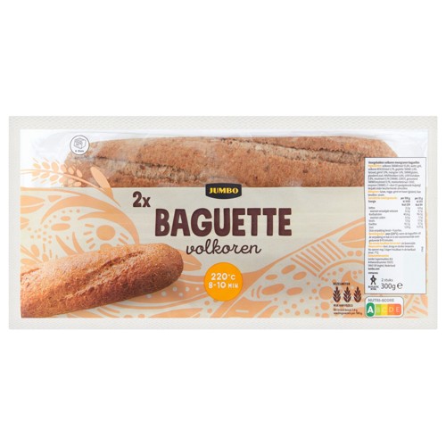 Jumbo - Baguette Volkoren - 2 Stuks