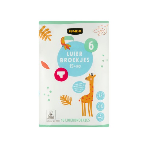 Jumbo Luierbroekjes Maat 6 15+ kg 18 Stuks