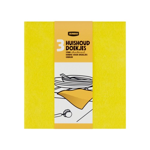 Jumbo Huishouddoekjes 3 Stuks