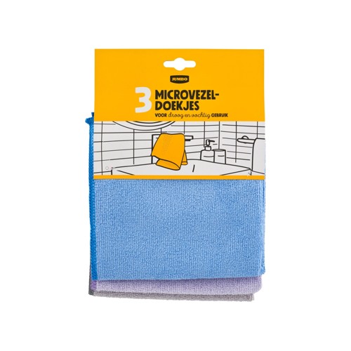 Jumbo Microvezeldoekjes 3 Stuks