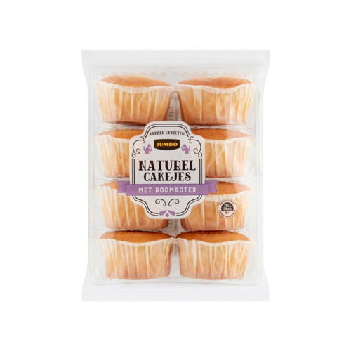Jumbo Naturel Cakejes met Roomboter 320 g