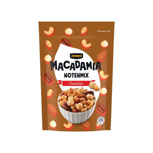 Jumbo Macadamia Notenmix Gezouten 200 g