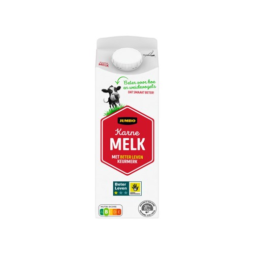 Jumbo Karnemelk met Beter Leven Keurmerk 500 ml