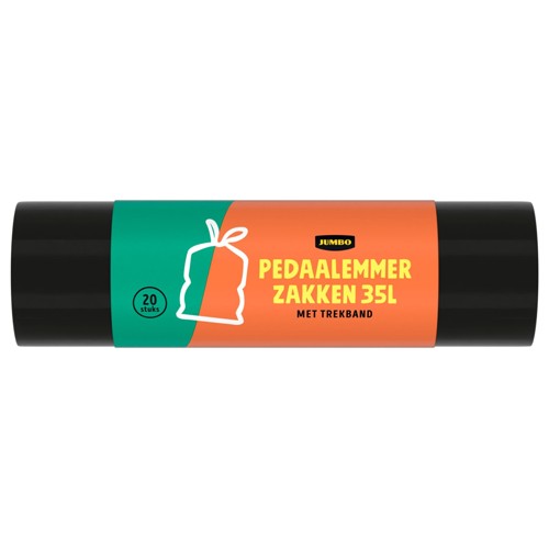 Jumbo Pedaalemmerzakken 35 L 20 Stuks