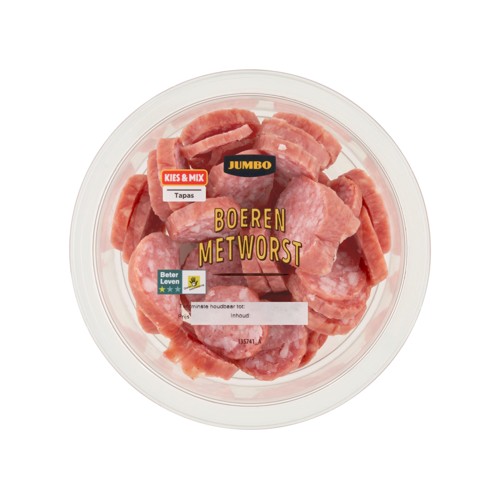 Jumbo Boerenmetworst 80 g