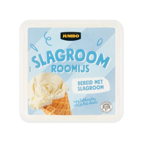 Jumbo Slagroom Roomijs 500 g