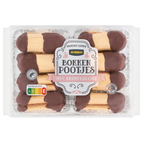 Jumbo Bokkenpootjes met Cremevulling 200g