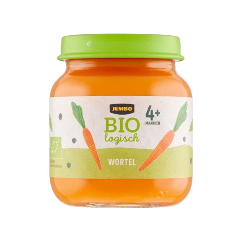 Jumbo Babyvoeding Biologisch Wortel 4+ Maanden 125 g