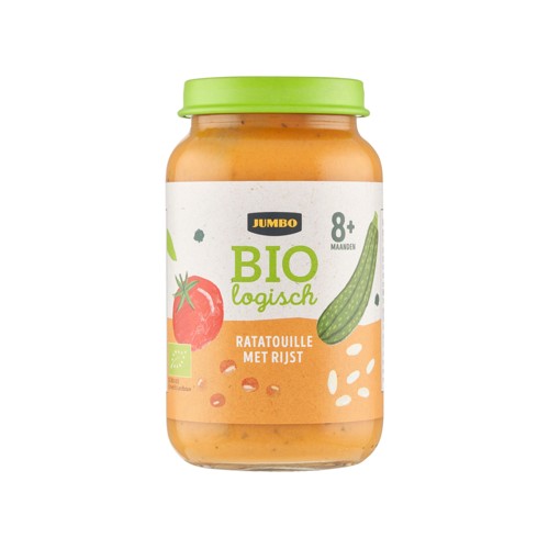 Jumbo Babyvoeding Biologisch Ratatouille met Rijst 8+ Maanden 220 g