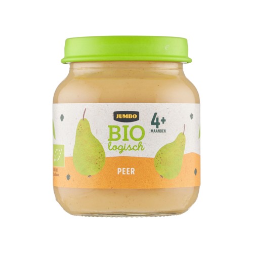 Jumbo Babyvoeding Biologisch Peer 4+ Maanden 125 g