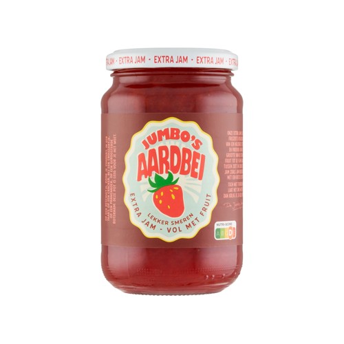 Jumbo's Extra Jam Aardbei 430 g