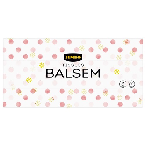 Jumbo Tissues Balsem 3 Laags 80 Stuks