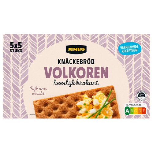 Jumbo Knäckebröd Volkoren 5 x 5 Stuks