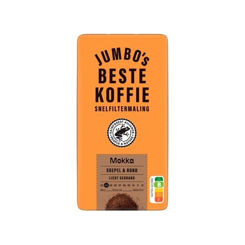 Jumbo's Beste Koffie Snelfiltermaling Mokka 250 g