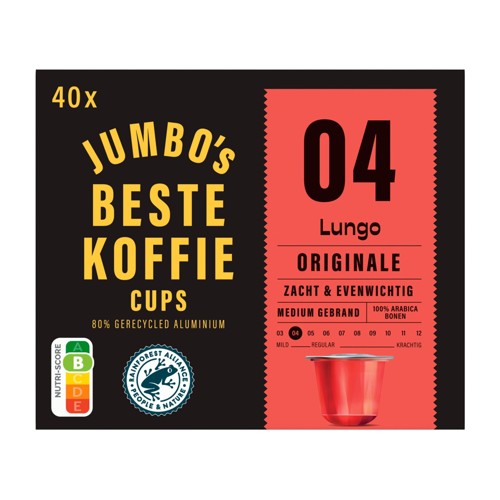 Jumbo's Lungo Originale Koffiecups 40 Stuks