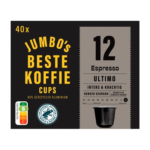 Jumbo's Espresso Ultimo Koffiecups 40 Stuks