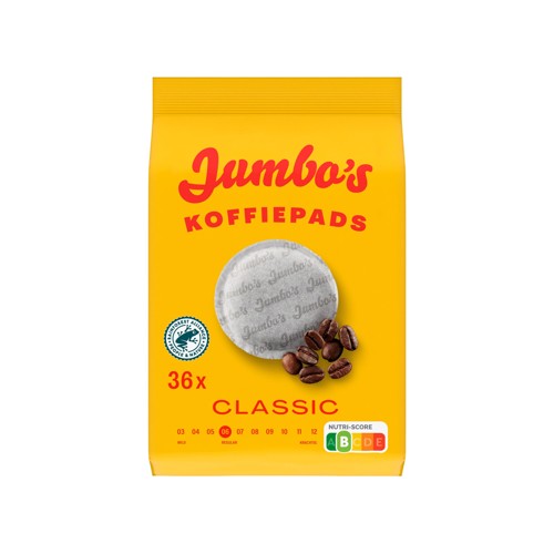 Jumbo's Koffiepads Classic 36 Stuks