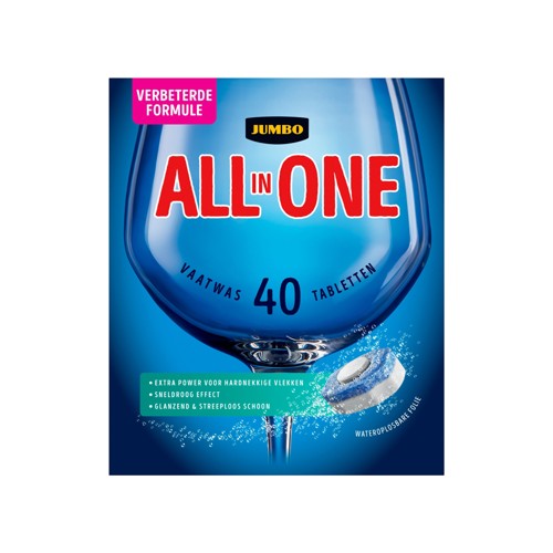 Jumbo Vaatwastabletten All in One 40 Stuks