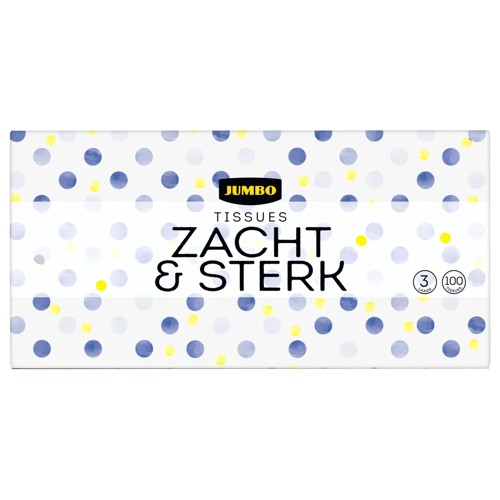 Jumbo Tissues Zacht & Sterk 3 Laags 100 Stuks