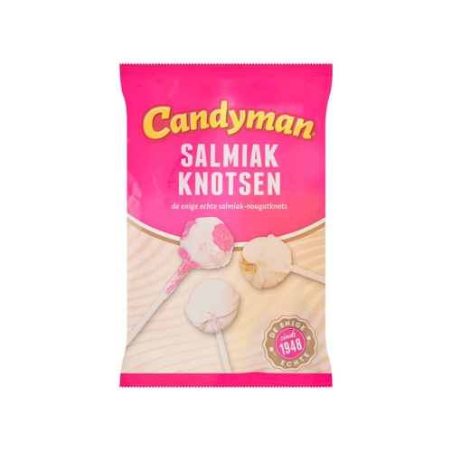 Candyman Salmiak Knotsen 125 g