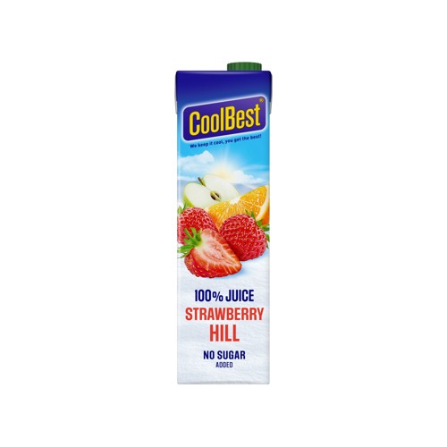 CoolBest 100% Juice Strawberry Hill 1 L